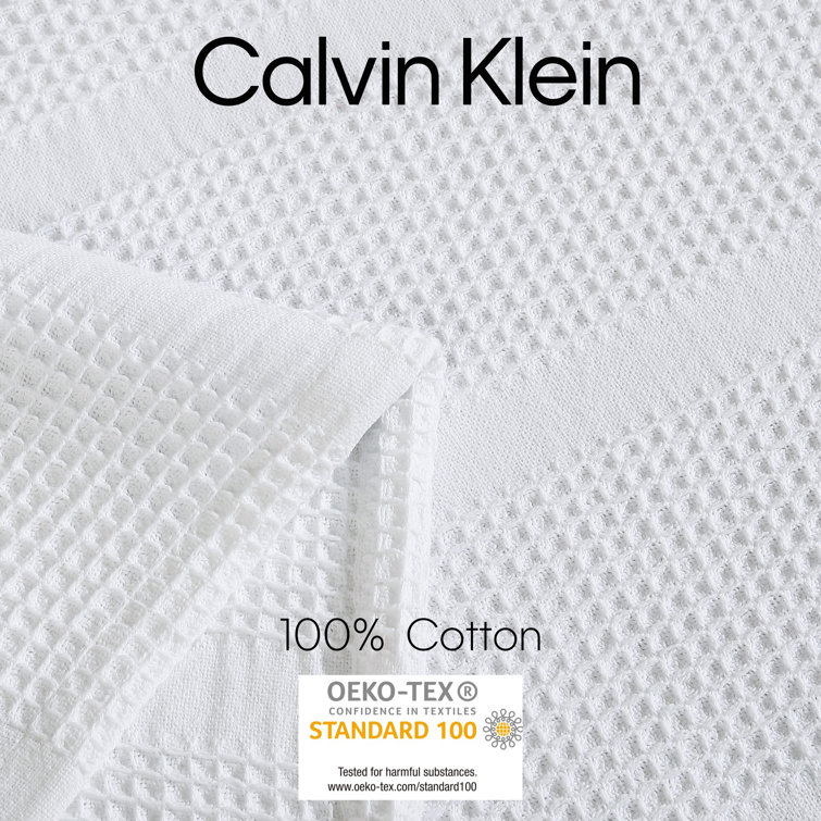 Calvin klein best sale cotton blanket